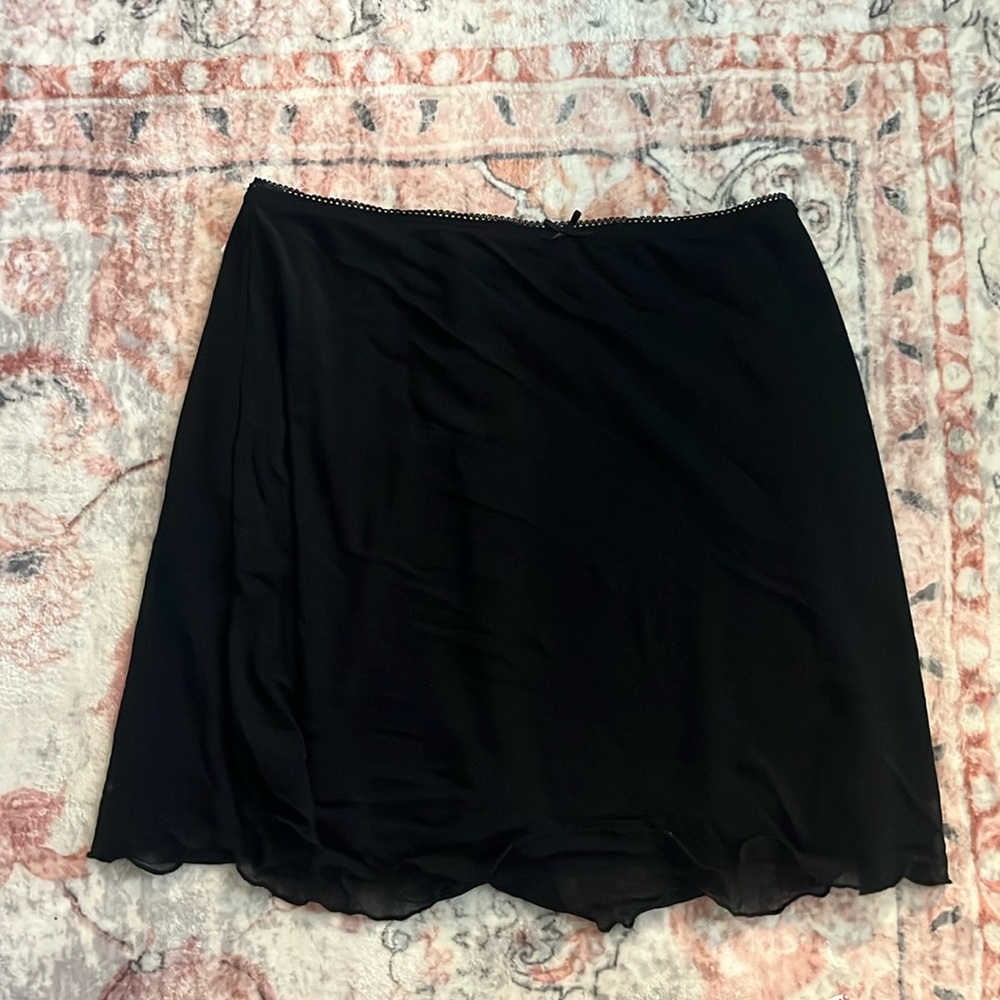 Brandy Black Mini Skirt